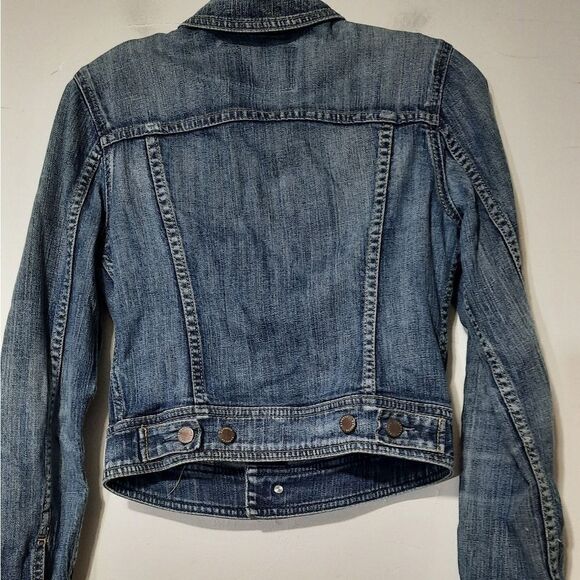 EXPRESS LADIES XS‎ extra small jean jacket - Picture 2 of 6